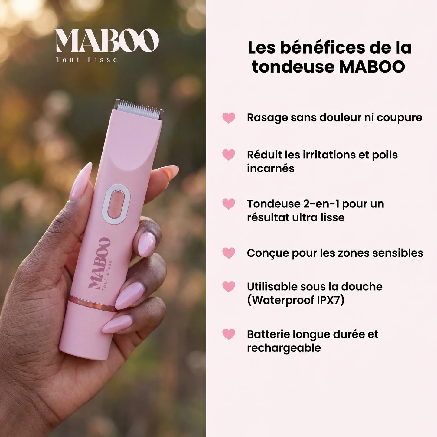 Tout lisse 2-en-1 MABOO®