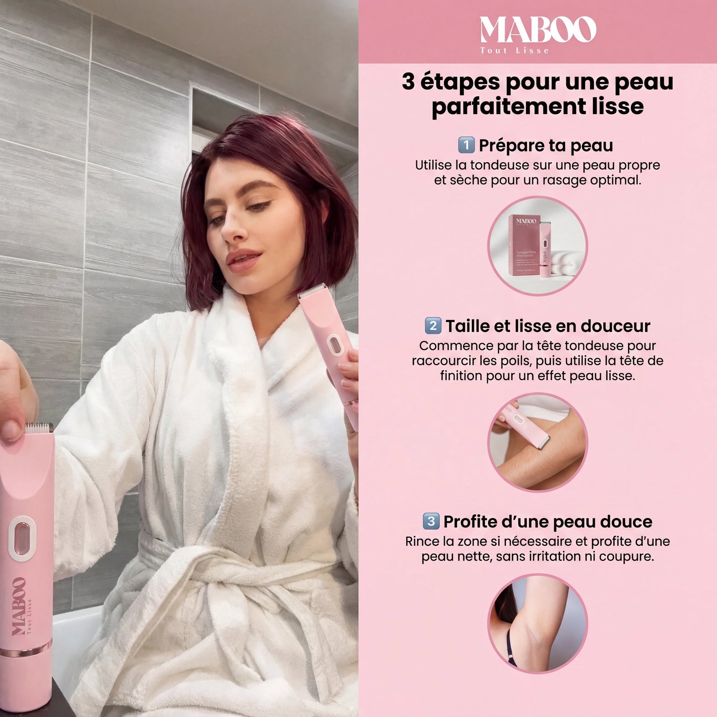 Tout lisse 2-en-1 MABOO®